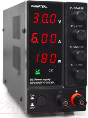 Лабораторный блок питания Wanptek NPS605W для подключения и тестирования устройств