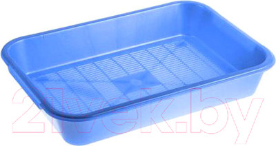 Туалет-лоток Homecat Atlantis с сеткой 36x26x6.5см (синий перламутр)