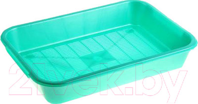 Туалет-лоток Homecat Atlantis с сеткой 36x26x6.5см (светло-зеленый)
