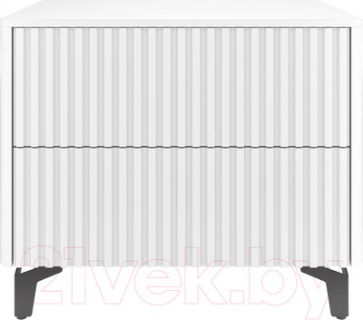 Прикроватная тумба Shtabe Gross 6003 (RAL 9003/RAL 9003/черный)