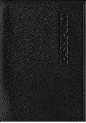 Обложка на паспорт OfficeSpace 254217 (черный)