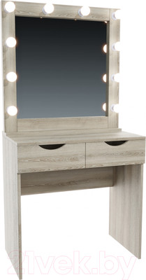 Туалетный столик с зеркалом Мир Мебели SV-15S с подсветкой