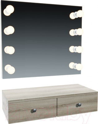 Туалетный столик с зеркалом Мир Мебели SV-31RS с подсветкой