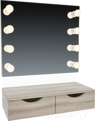 Туалетный столик с зеркалом Мир Мебели SV-32RS с подсветкой