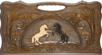 Набор настольных игр Haleyan Две лошади / kh073-6