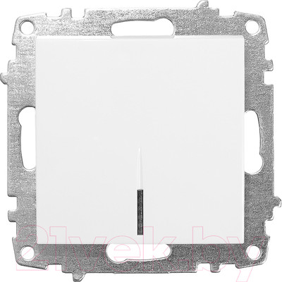 Выключатель El-Bi Zena-Vega / 609-015600-201 (белый)