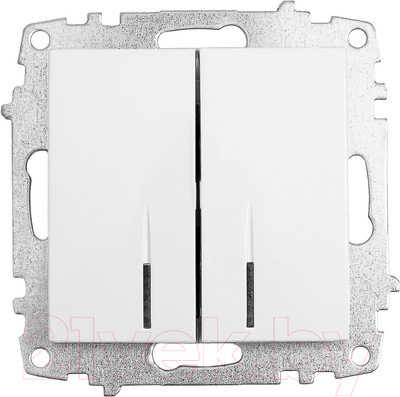 Выключатель El-Bi Zena-Vega / 609-015600-203 (белый)