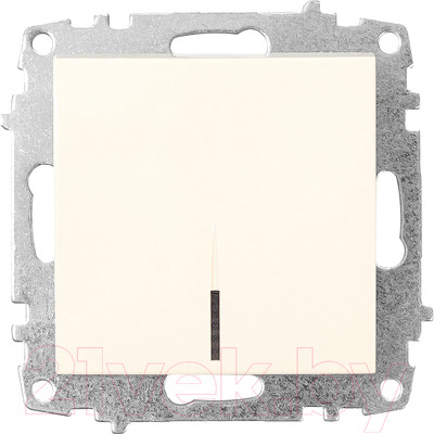 Выключатель El-Bi Zena-Vega 609-010300-201 (кремовый)