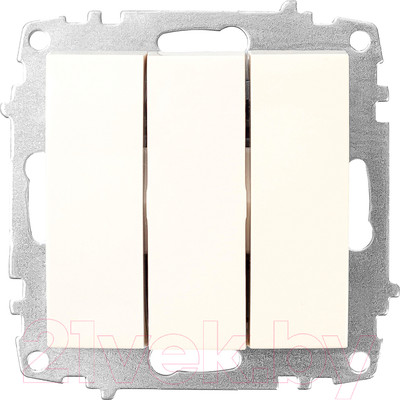 Выключатель El-Bi Zena-Vega / 609-010300-254 (кремовый)