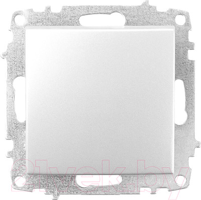 Выключатель El-Bi Zena-Vega / 609-011000-200 (серебристый)