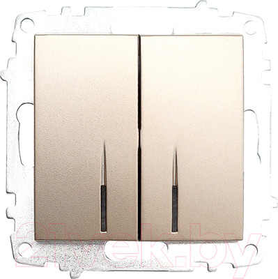 Выключатель El-Bi Zena-Vega / 609-011400-203 (титан)