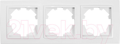 Рамка для выключателей и розеток El-Bi Zena / 500-015600-227 (белый)