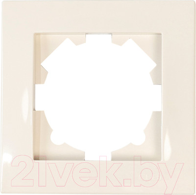 Рамка для выключателей и розеток El-Bi Vega / 510-010300-271 (кремовый)
