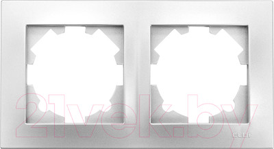 Рамка для выключателей и розеток El-Bi Vega / 510-011000-226 (серебристый)