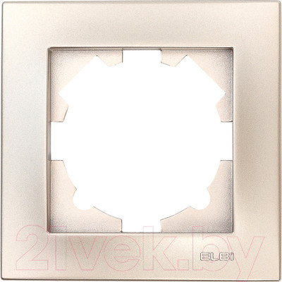 Рамка для выключателей и розеток El-Bi Vega / 510-011400-271 (титан)