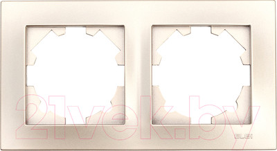 Рамка для выключателей и розеток El-Bi Vega / 510-011400-226 (титан)