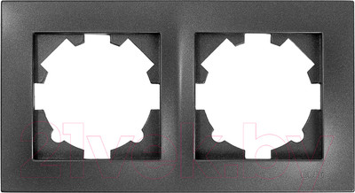 Рамка для выключателей и розеток El-Bi Vega / 510-011100-226 (дымчатый)