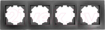 Рамка для выключателей и розеток El-Bi Vega 510-011100-228 (дымчатый)
