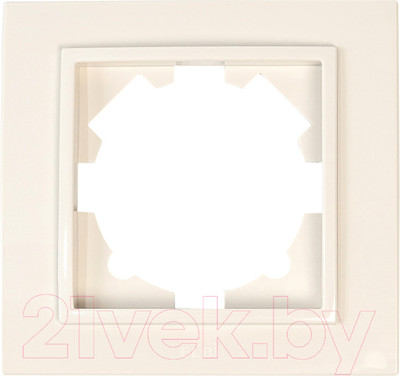 Рамка для выключателей и розеток El-Bi Zena / 608-010300-271 (кремовый)