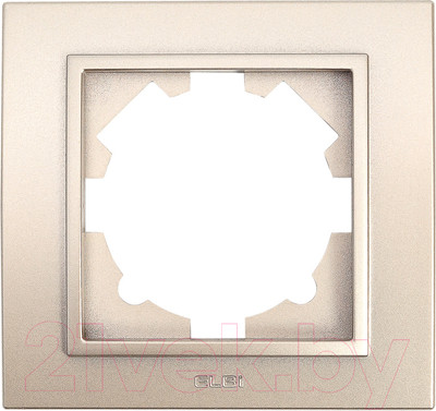 Рамка для выключателей и розеток El-Bi Zena / 608-011400-271 (титан)
