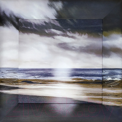 Картина Декарт Море в пасмурный день-1 8Л0151 (в раме)