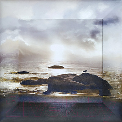 Картина Декарт Море в пасмурный день-2 8Л0150 (в раме)