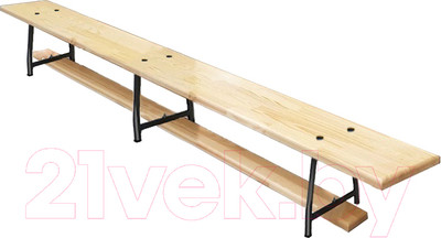 Скамейка гимнастическая Dinamika Эконом / ZSO-003409 (3м, дерево)