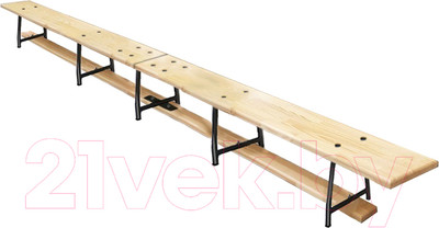Скамейка гимнастическая Dinamika Эконом / ZSO-003410 (3.5м, дерево)