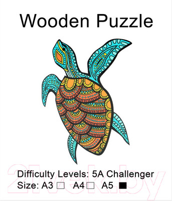 Пазл Darvish Черепаха / DV-T-2939-4