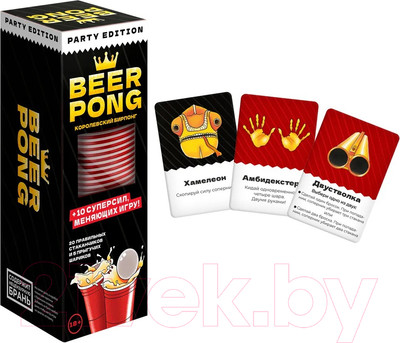 Настольная игра GaGa Beer Pong. Королевский бирпонг / GG328