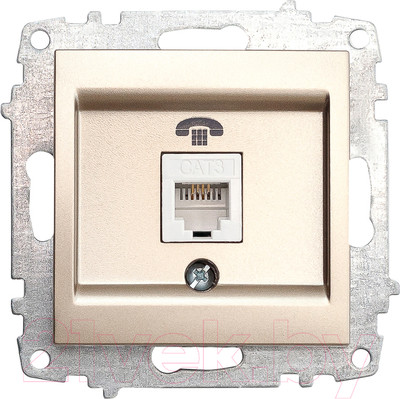 Розетка El-Bi Zena-Vega / 609-011400-221 (титан)