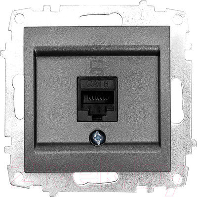 Розетка El-Bi Zena-Vega / 609-011100-247 (дымчатый)