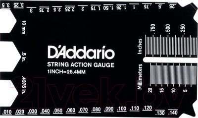 Линейка для измерения высоты струн Planet Waves PW-SHG-01