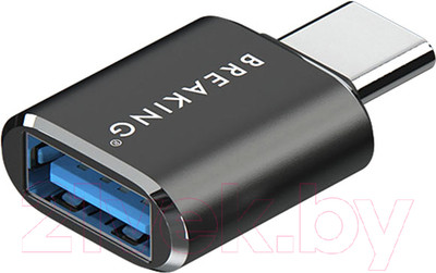 Адаптер Breaking USB-A - USB-C / 24501 (черный)