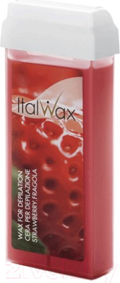 Воск для депиляции ItalWax Клубничный в картридже (100г)