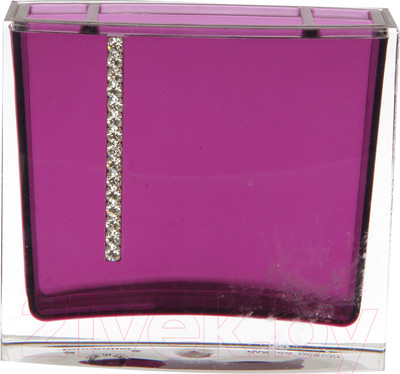 Стакан для зубной щетки и пасты Primanova Roma D-14722 (фиолетовый)