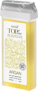 Воск для депиляции ItalWax Top Line Аргана в картридже (100г)