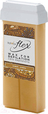 Воск для депиляции ItalWax Flex Янтарь в картридже (100г)