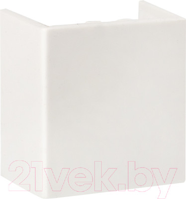 Накладка на стык для кабель-канала EKF Plast PROxima / conw-25-16x4 (белый)