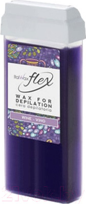 Воск для депиляции ItalWax Flex Вино в картридже (100г)