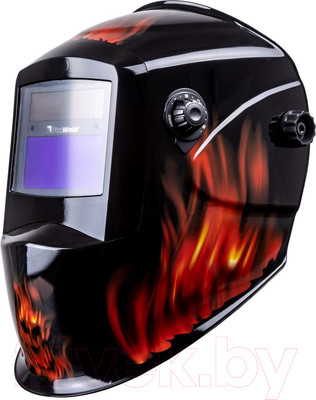 Сварочная маска FoxWeld Корунд-2 / 6.17.6883 (пламя)