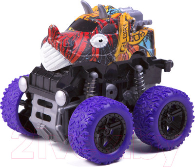 Автомобиль игрушечный Pit Stop Трак Граффити Дино / PS-2021-3A-4