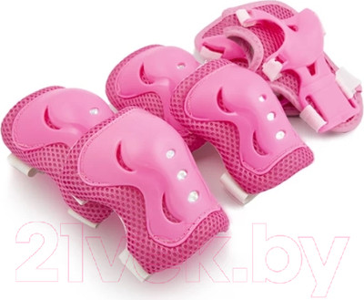 Комплект защиты Maxiscoo MSC-PR61901S (S, розовый)