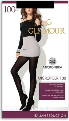 Колготки Glamour Microfiber 100 (р.3, nero)