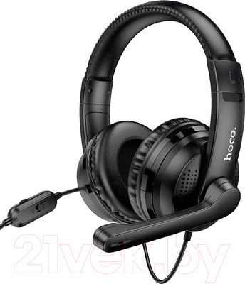 Наушники-гарнитура Hoco W103 (черный)