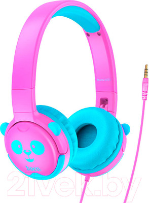 Наушники детские Hoco W31 (розовый)