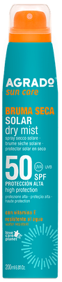 Спрей солнцезащитный Agrado Solar Dry Mist SPF 50  (200мл)