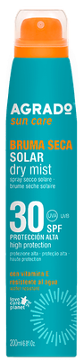 Спрей солнцезащитный Agrado Solar Dry Mist SPF 30 (200мл)
