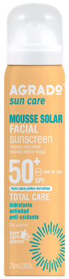 Крем солнцезащитный Agrado Facial Sunscreen Mousse SPF 50+ (75мл)