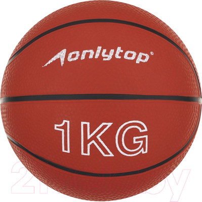 Медицинбол Onlytop 2763595 (1кг, оранжевый)